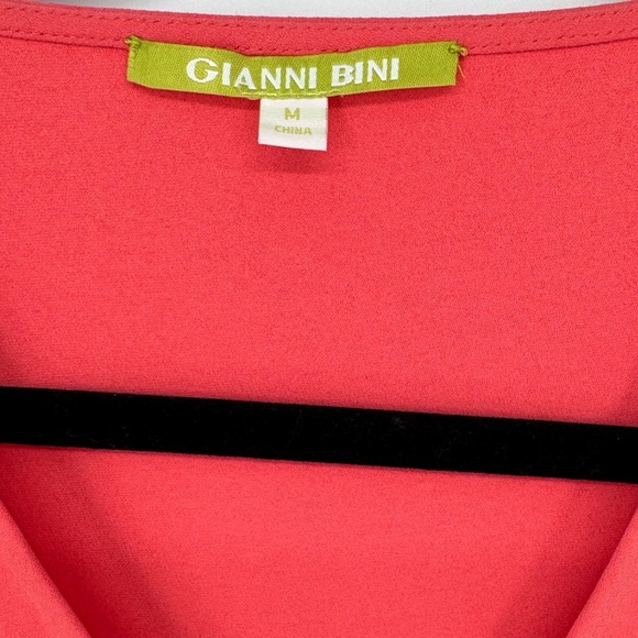 Gianni Bini Women's Vibrant Pink Ruffle Dress - Picture 4 of 6